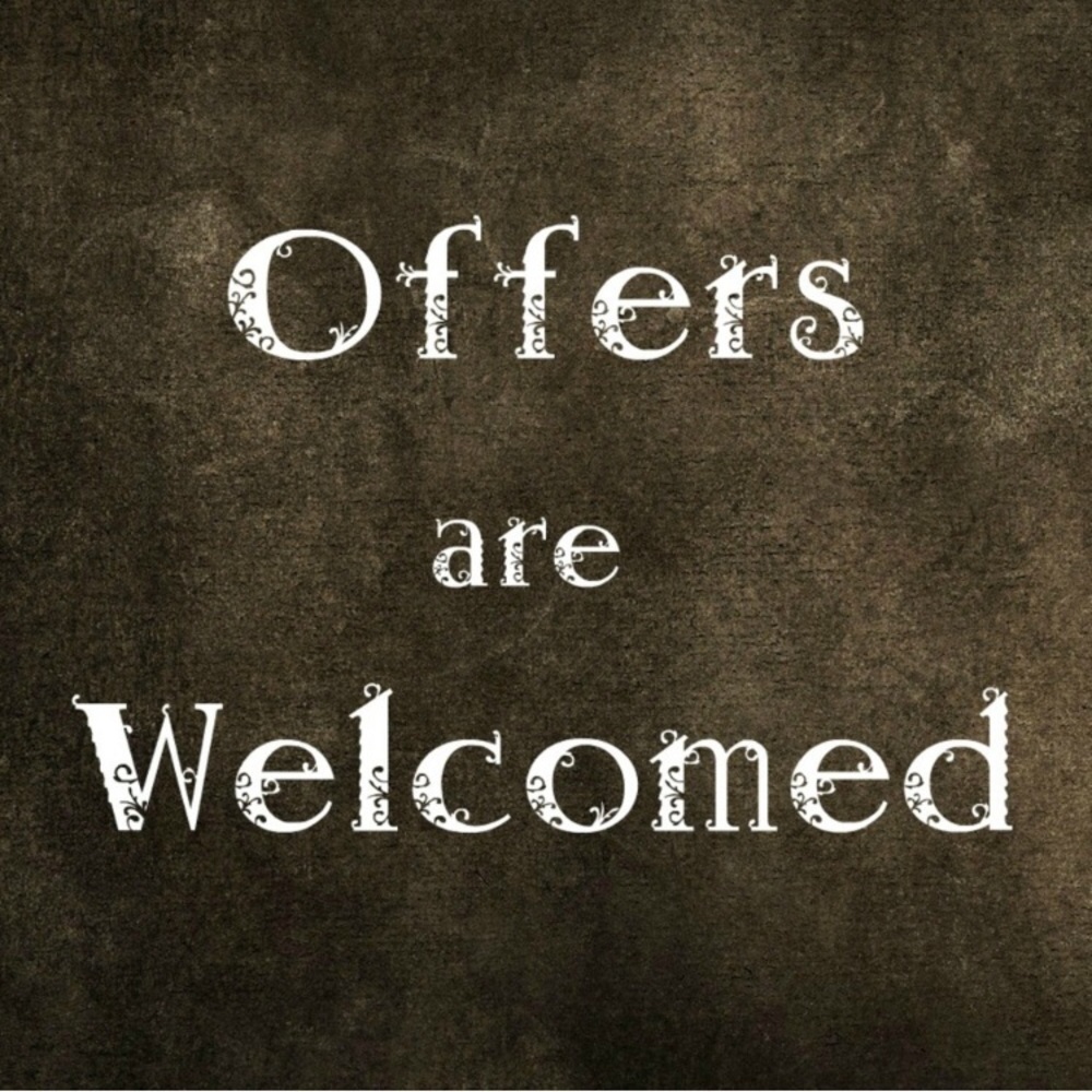 Offers are Welcomed